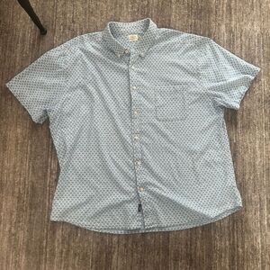 Faherty Short-Sleeve Playa Button Down Shirt,  Size XXL